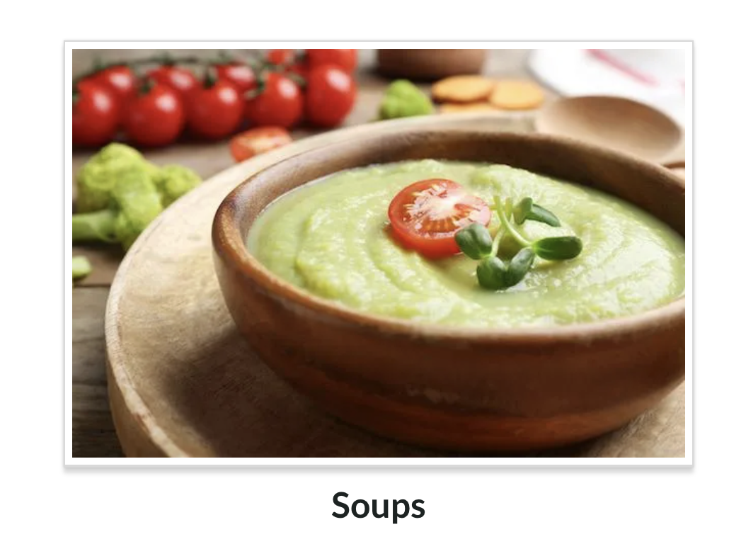 Microgreens on soup